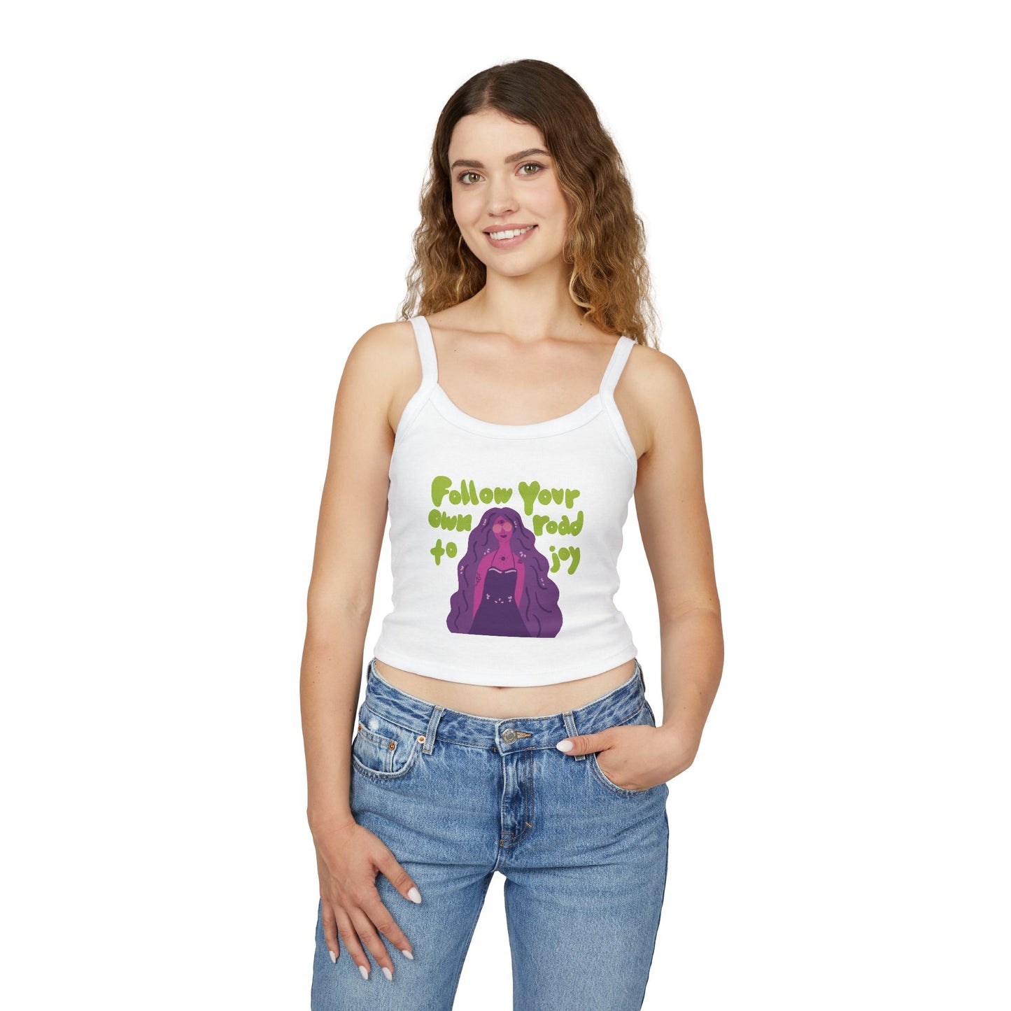 "Day Tripper" Spaghetti Strap Tank Top